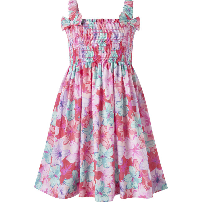 Tropical Flower Sundress, Pink