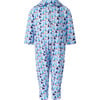 Sailboat Footie, Blue - Onesies - 1 - thumbnail