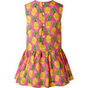 Scalloped Pineapple Dress, Pink - Dresses - 2