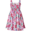 Tropical Flower Sundress, Pink - Dresses - 2