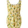 Lemon Stripe Swim Bubble, Yellow - One Pieces - 1 - thumbnail