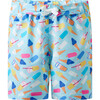Ice Cream Swim Trunks, Blue - Swim Trunks - 1 - thumbnail