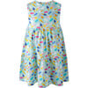 Ice Cream Jersey Dress, Blue - Dresses - 1 - thumbnail