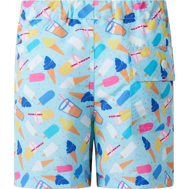 Ice Cream Swim Trunks, Blue