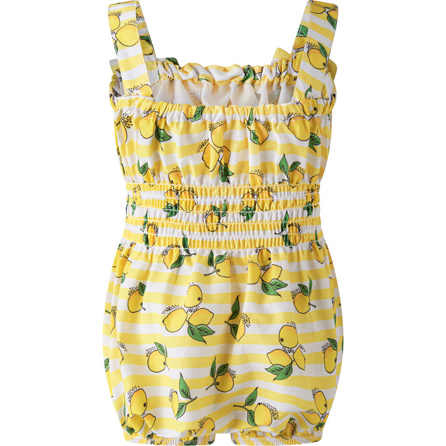 Lemon Stripe Swim Bubble, Yellow