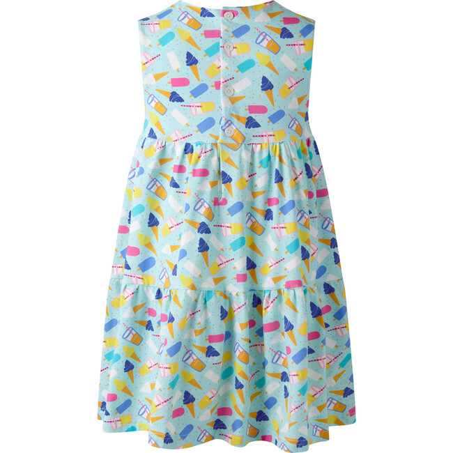 Ice Cream Jersey Dress, Blue