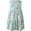 Ice Cream Jersey Dress, Blue - Dresses - 2 - thumbnail