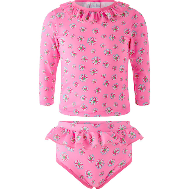 Daisy Rashguard Set, Pink