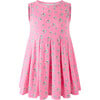 Daisy Jersey Dress, Pink - Dresses - 1 - thumbnail