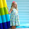 Ice Cream Jersey Dress, Blue - Dresses - 3 - thumbnail