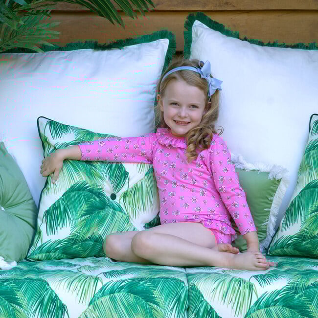 Daisy Rashguard Set, Pink - Two Pieces - 3