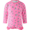 Daisy Frill Rashguard, Pink - Rash Guards - 1 - thumbnail