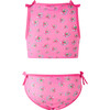 Daisy Floral Bikini, Pink - Two Pieces - 2