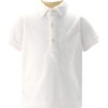 Baby Terry Polo, White - Polo Shirts - 1 - thumbnail