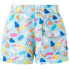 Baby Ice Cream Swim Trunks, Blue - Swim Trunks - 2