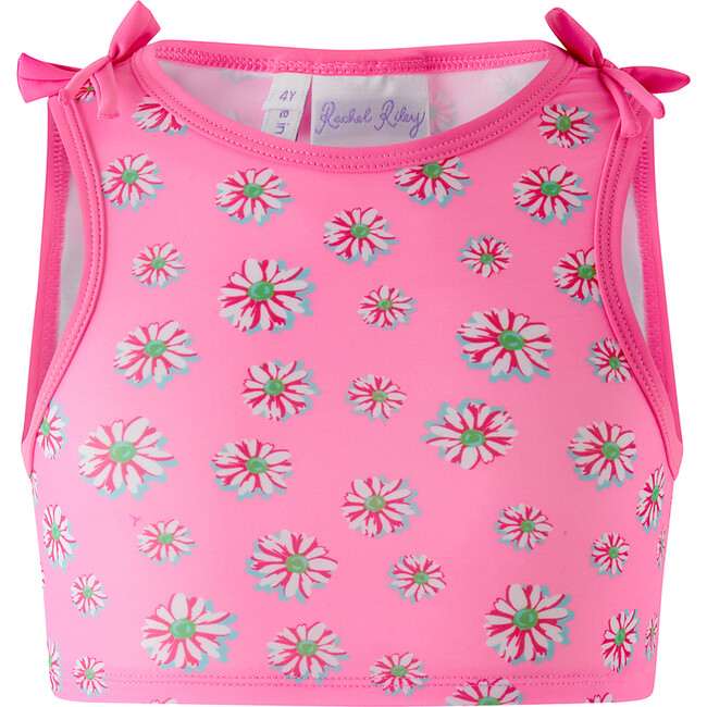 Daisy Floral Bikini, Pink - Two Pieces - 3