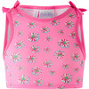 Daisy Floral Bikini, Pink - Two Pieces - 3