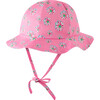 Daisy Floral Sunhat, Pink - Sun Hats - 2