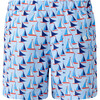 Baby Sailboat Swim Trunks, Blue - Swim Trunks - 2