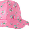 Daisy Floral Sunhat, Pink - Sun Hats - 3