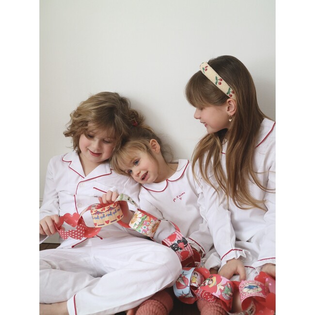 Petite Plume x Maisonette Baby Twill Romper, Je t'aime - Rompers - 3