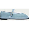 Women Velvet Ballerina Pierre Denim Blue - Mary Janes - 1 - thumbnail