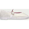 Women Velvet Ballerina Pierre White - Mary Janes - 1 - thumbnail