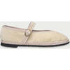 Women Velvet Ballerina Pierre Cream - Mary Janes - 1 - thumbnail