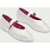 Women Velvet Ballerina Pierre White - Mary Janes - 2