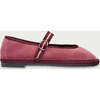 Women Velvet Ballerina Pierre Burgundy - Mary Janes - 1 - thumbnail