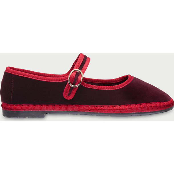 Women Mary Jane Smollet Wine