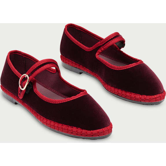 Women Mary Jane Smollet Wine