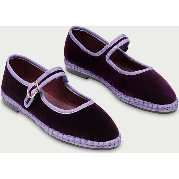Women Mary Jane Linton Aubergine
