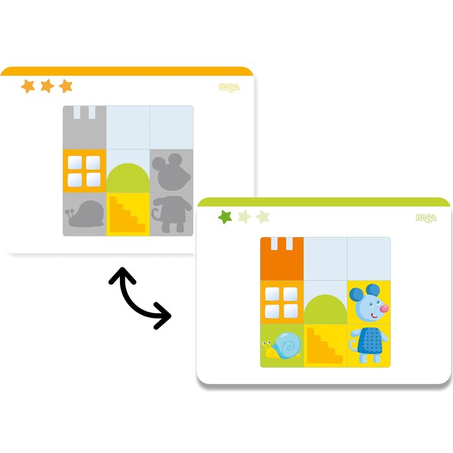 Animal Squares Arranging Game - Wooden Puzzles - 6