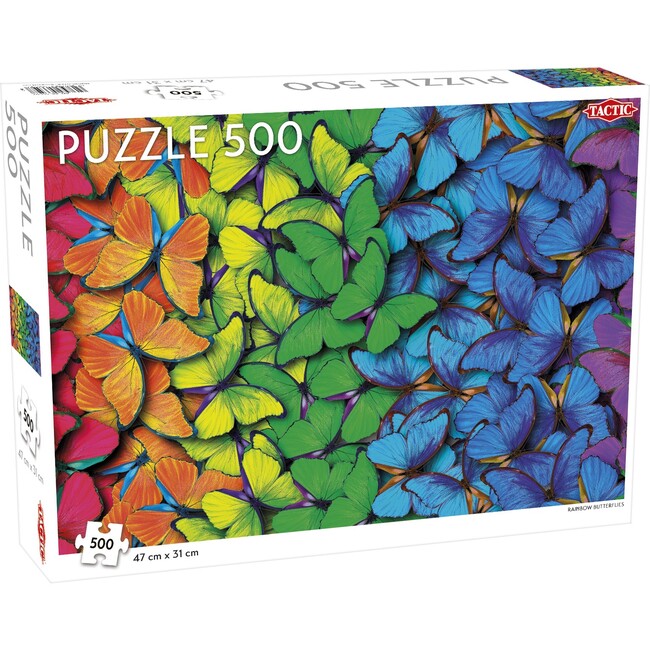 Rainbow Butterflies 500-Piece Puzzle - Puzzles - 1