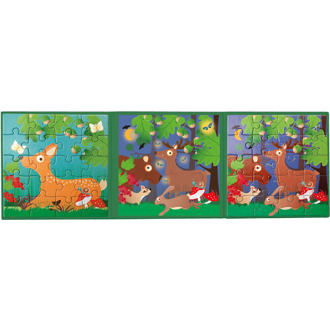 Magnetic Puzzle Book To Go Forest Life