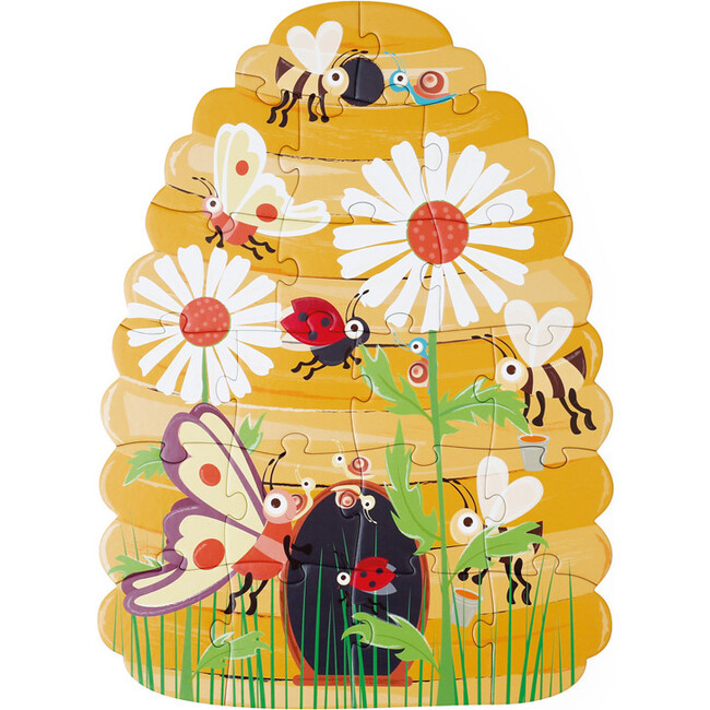 Contour Contrast Puzzle Beehive 40 pcs