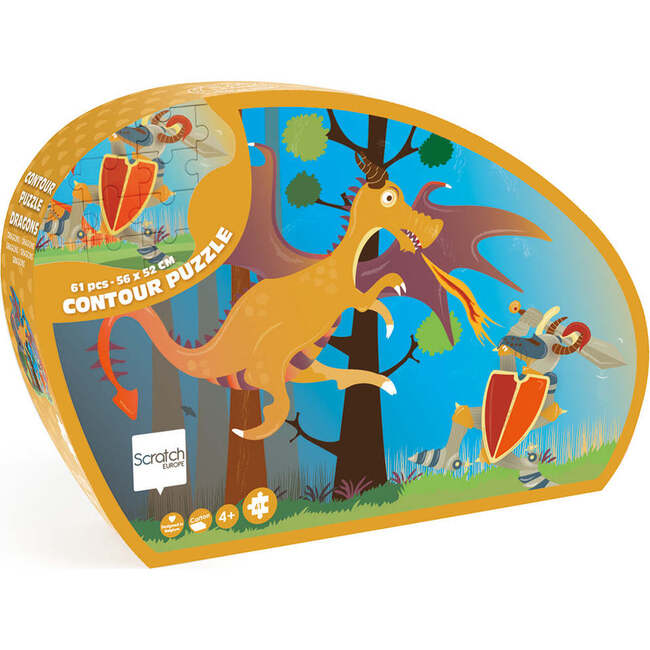 Contour Puzzle Dragon 61 pcs