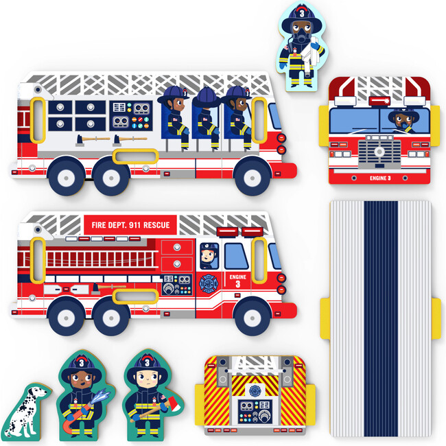 Play Puzzle, Fire Truck