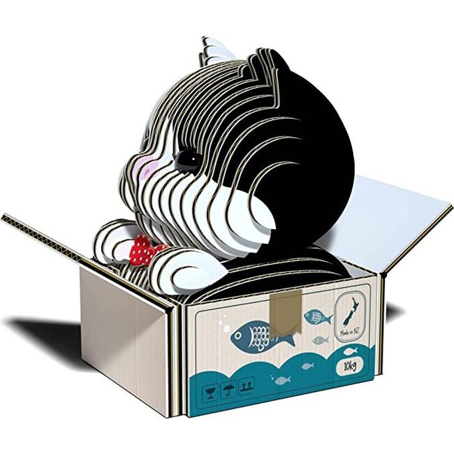 Cat - Tuxedo 3D Puzzle - Puzzles - 1