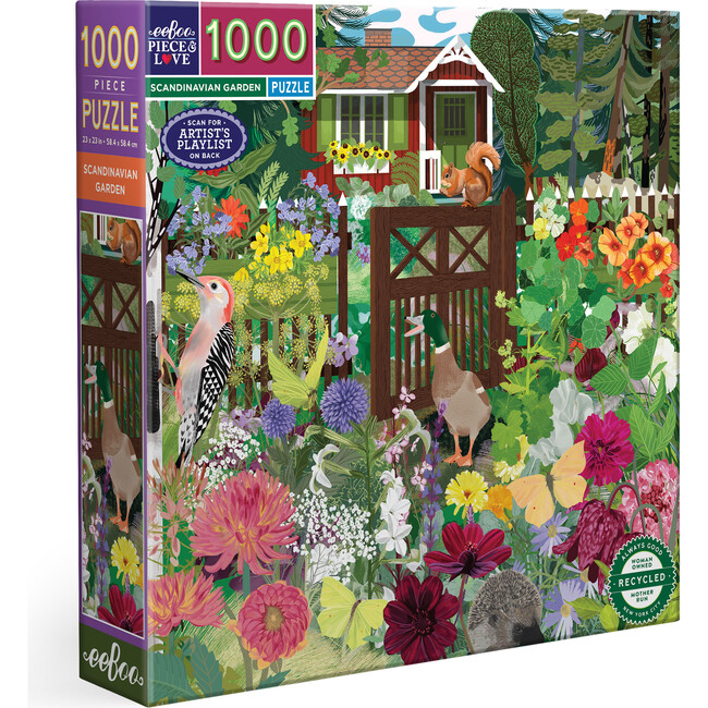Piece&Love: Scandinavian Garden - 1000 pc Puzzle