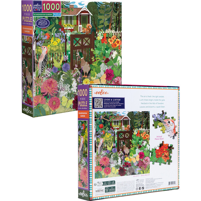 Piece&Love: Scandinavian Garden - 1000 pc Puzzle - Puzzles - 6