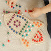 Wooden Activity Board, Multi-colored - Wooden Puzzles - 1 - thumbnail