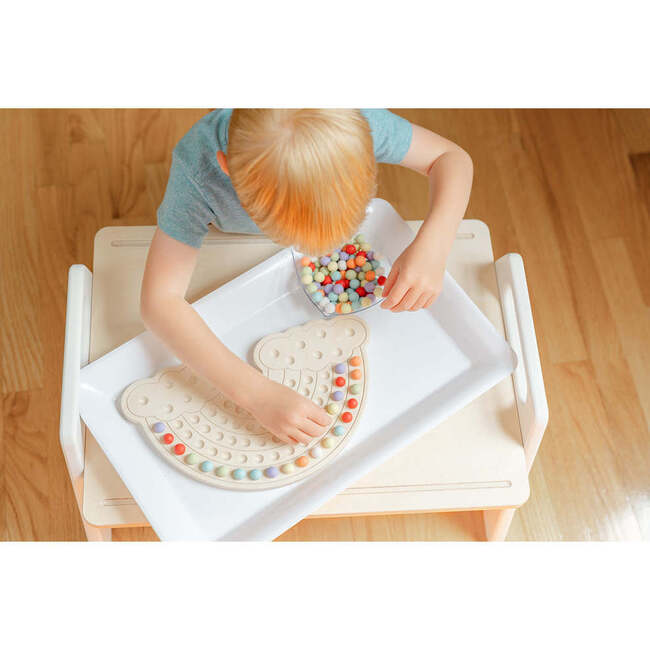 Wooden Activity  Board, Rainbow - Wooden Puzzles - 6
