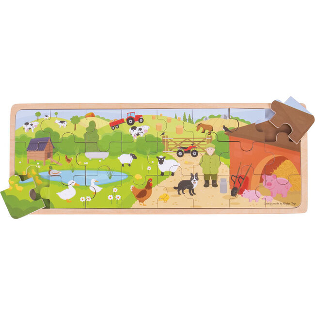 On The Farm Puzzle - Wooden Puzzles - 1