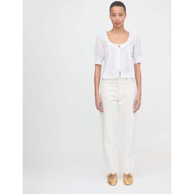 The Camri Top, White - Blouses - 3