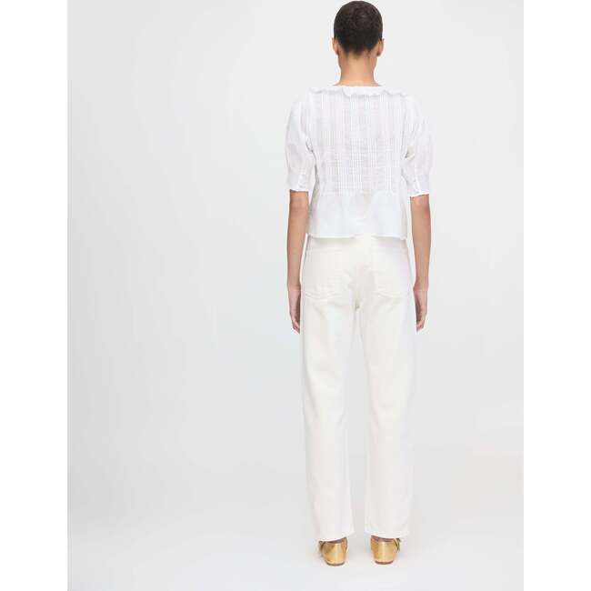The Camri Top, White - Blouses - 5