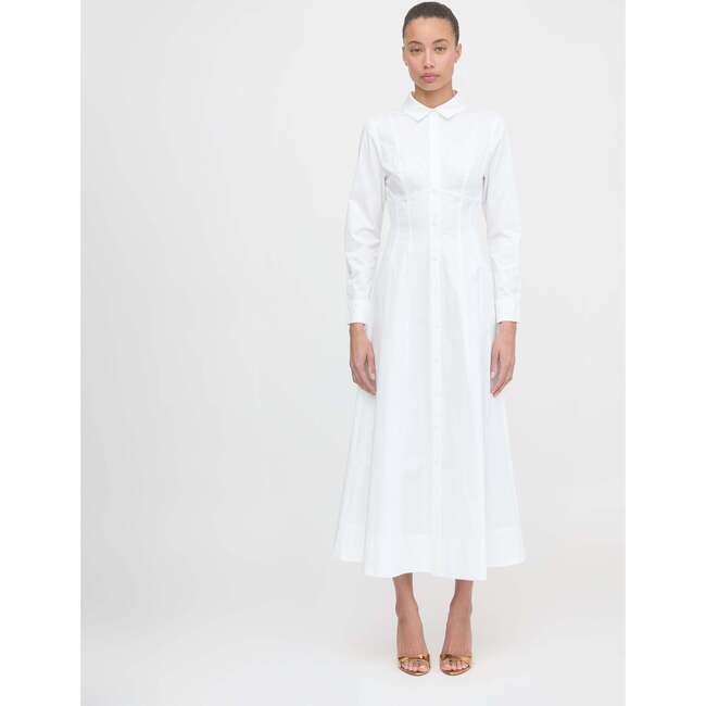 The Alandra Dress, White - Dresses - 3
