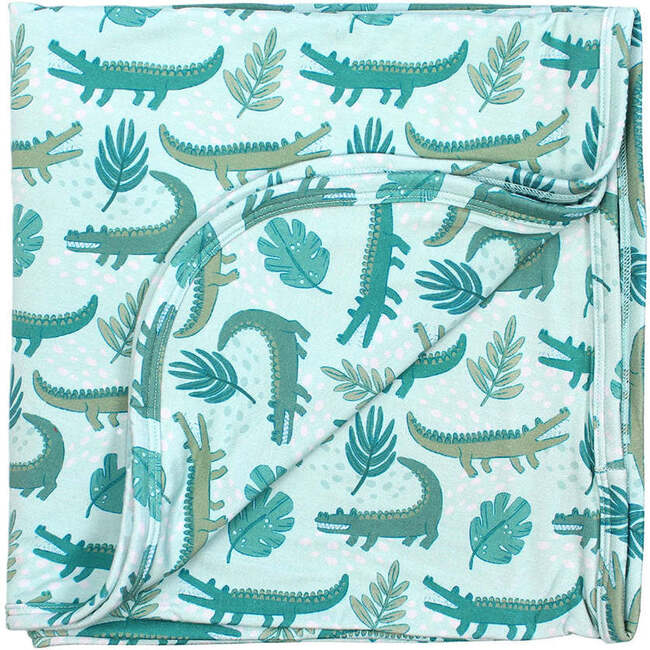 Later Gator Luxury Bamboo Blanket Green