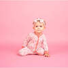 Fancy Flamingos Bamboo Convertible Baby Pajamas Pink - Footie Pajamas - 2